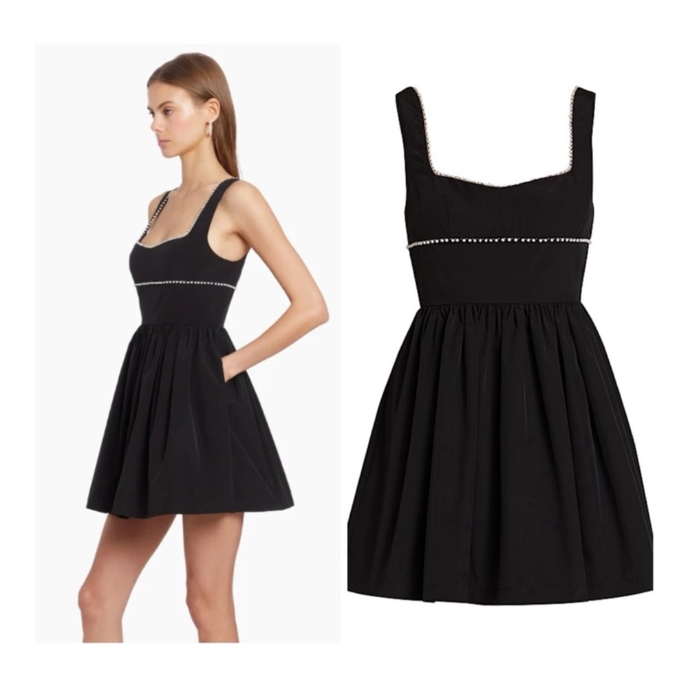 Amanda Uprichard Black Mini Dress